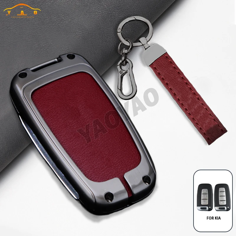 

3 4 Button Car Key Case Cover for Kia EQUUS 2012 Optima K5 2011 Forte Opirus Rohens Ix 35 2012 SOUL SORENTO Borrego Mohave Shuma