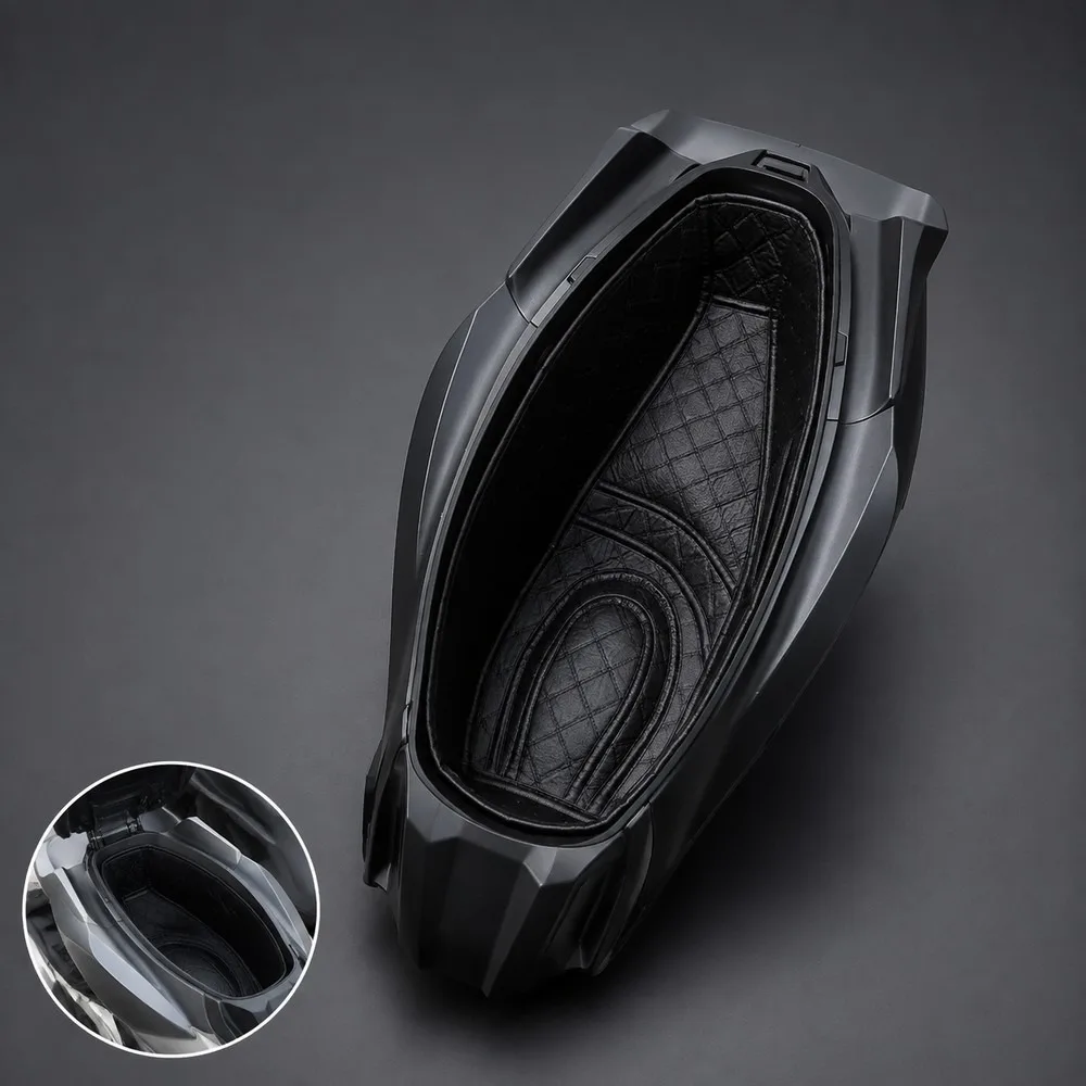 Motorcycle Seat Bucket Liner 1PC Black Edge Trim Waterproof Protection for PCX160 ADV160 Accessories
