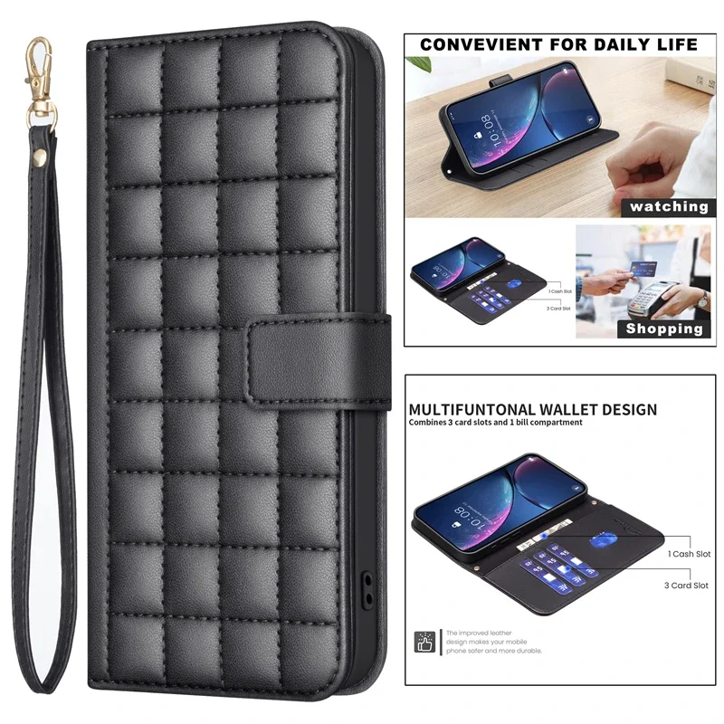 

Leather Protector Case For Nokia G42 G310 G22 C32 C22 ShockProof Skin Magnet Retro Stand Flip Wallet Book Coque Cover Phone Case