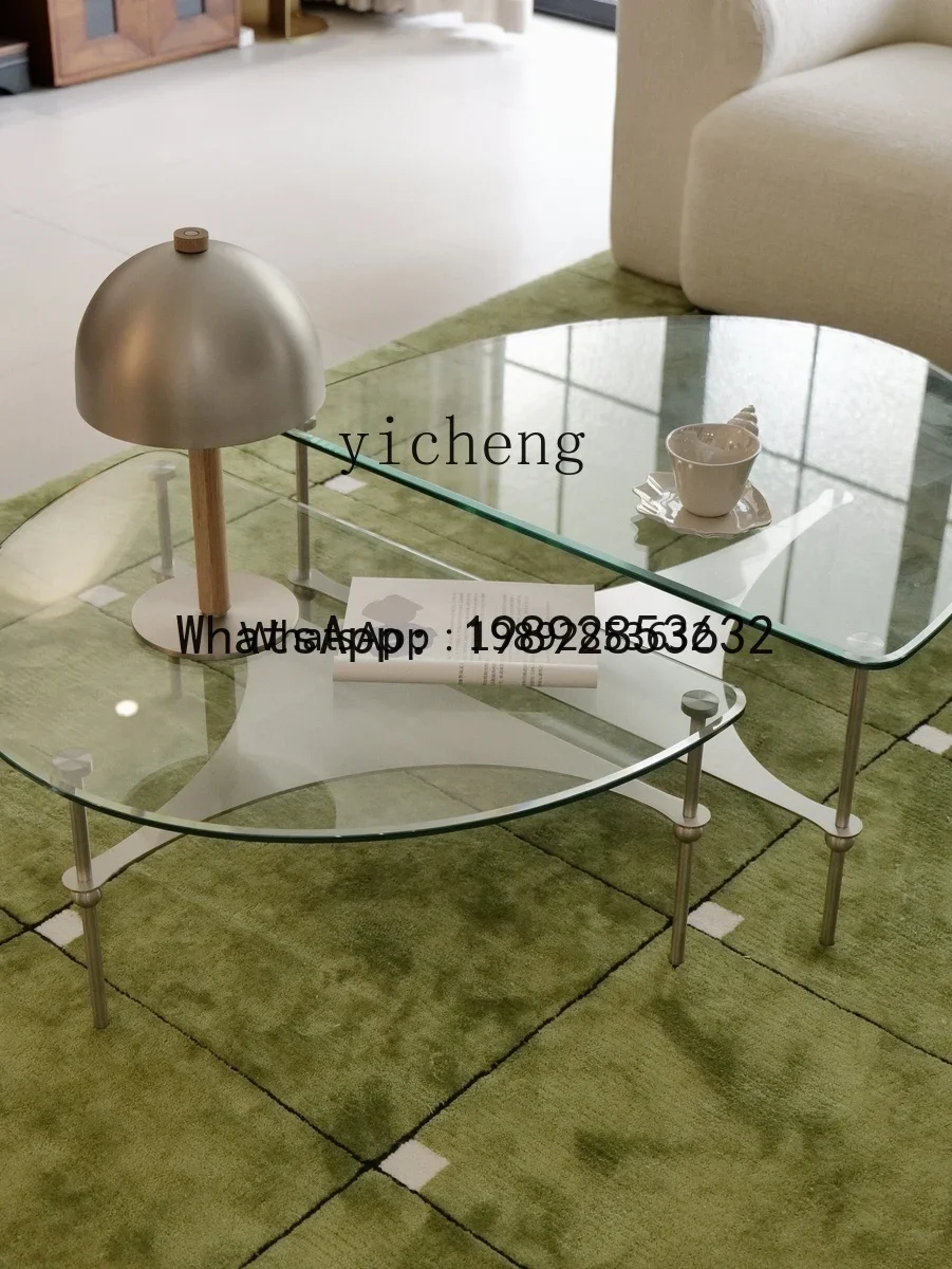 

W7- Nordic Retro Simple Light Luxury Home Living Room Small Apartment Modular Coffee Table home accessories