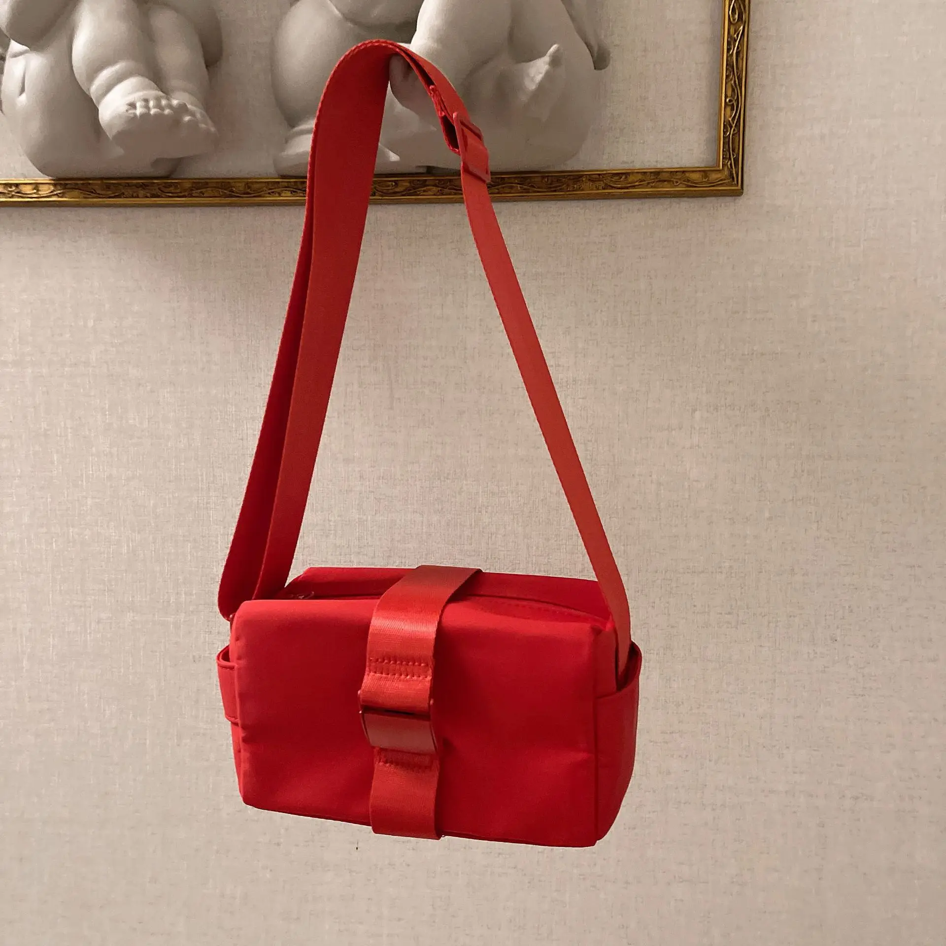 Multicolor Personalized Casual Sport Crossbody Toast pocket Canvas Bag