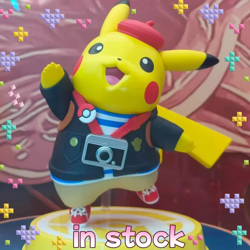 

In Stock Pokemon Big Assembly Series Pikachu Jigglypuff Glaceon Dragonite Anime Action Figure Model Toys Gifts