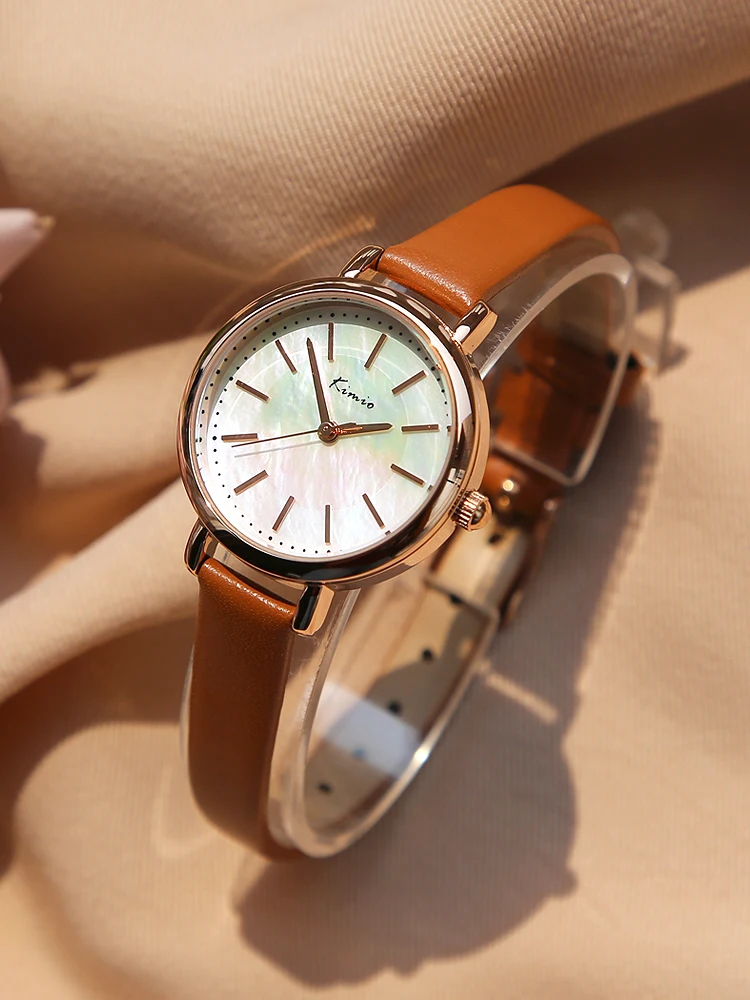 

2026 New Fashionable and High-End Women's Quartz Watch with Leather Strap - Perfect Gift for Women, Women's Accessories