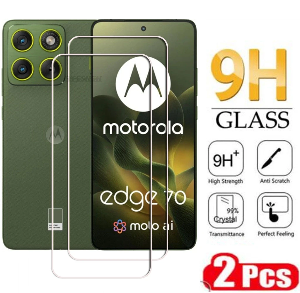 

2PCS Tempered Glass For Motorola Edge 70 50 60 Neo Moto G Play 2026 X70 Air G04 G04s G14 G24 G34 G54 G84 Screen Protective Film
