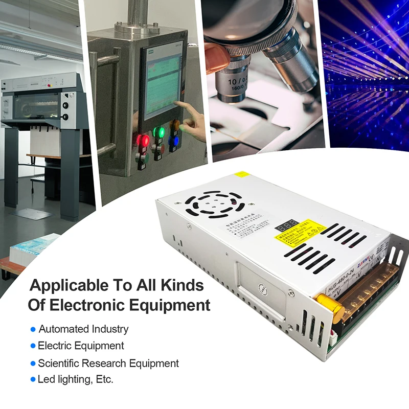 Imagem -04 - Fonte de Alimentação Comutada 480w 05v 12v 24v 36v 48v 60v 80v 120v 220v 300v dc Visor Digital Smps Regulado 110 220vac