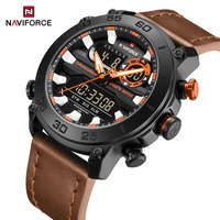 Men Digital Watch NAVIFORCE Military Style Sports Watches Dual Display Waterproof Electronic Quartz Wristwatch Relogio Masculino