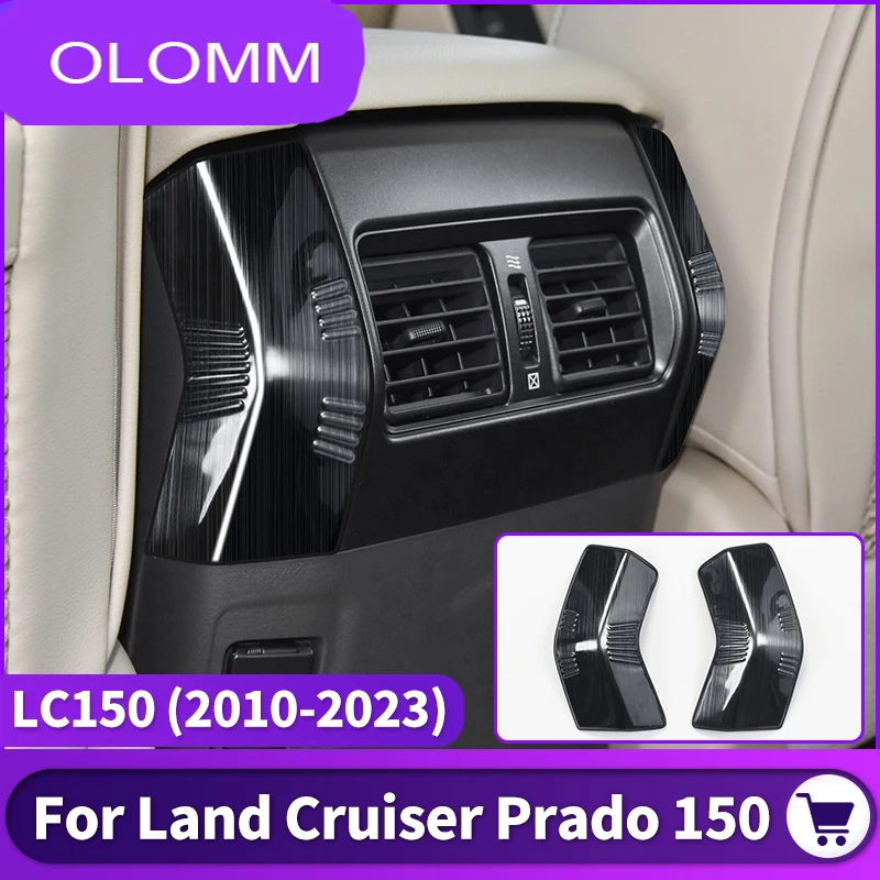 For 2010-2023 Toyota Land Cruiser Prado 150 LC150 Armrest Box Air Vent Corner Protector Patch Interior Decoration Accessories