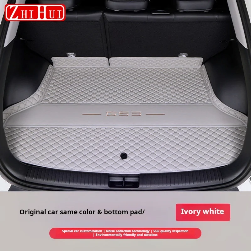 For Trumpchi GAC GS3 2024 2025 Car Styling Trunk Mats Full Surround Rear Trunk Cargo Liner Waterproof Anti Slip Mats Accessories