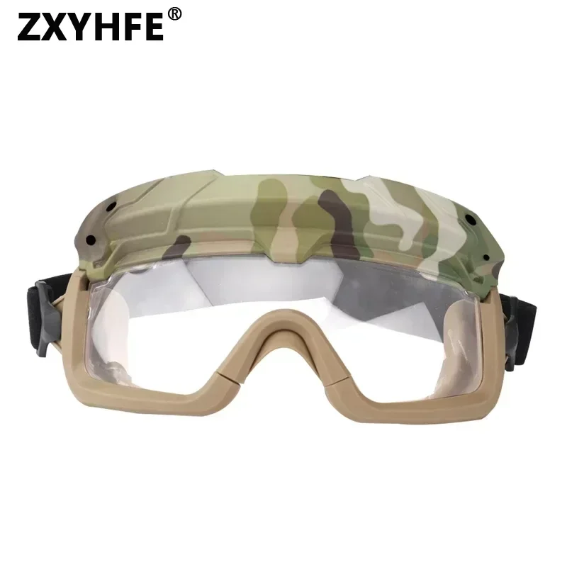 ZXYHFE Tactical Glasses Shooting Goggles Hunting Hiking Eyewear CS Wargame Sports Safety Paintball Accessories Airsoft Equipment