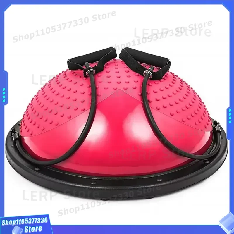 Thickened PVC Yoga Wave Ball Semi Circular Speed Balance Trainer for Foot Exercise Weight Loss Anti Burst Sports Massage Tool