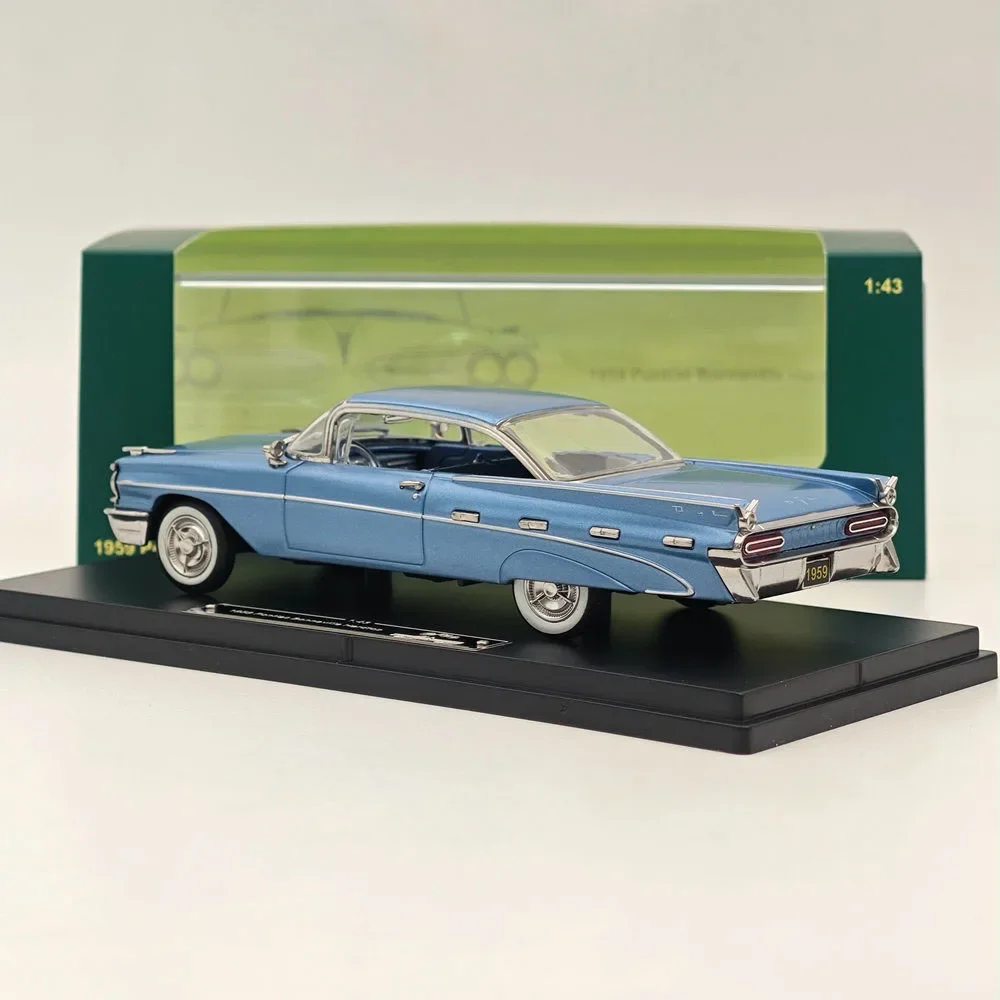 GFCC Diecast Alloy 1:43 Scale Pontiac Bonneville 1959 Supercar Cars Model Adult Toys Nostalgia Classics Souvenir Gifts Display