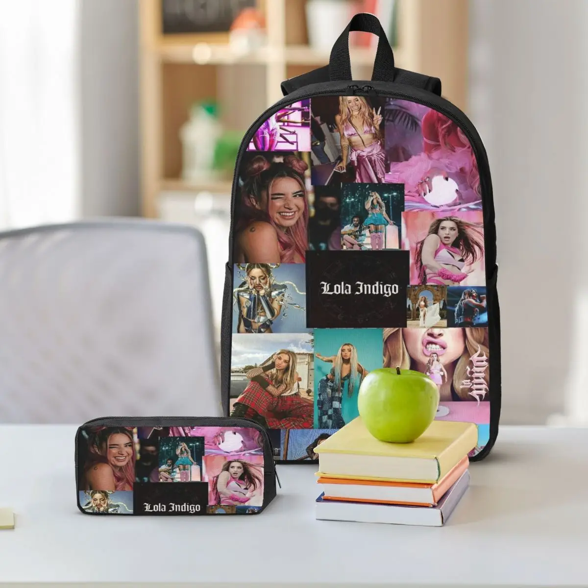 3 Stuks Lolas Indigos Merch Rugzak Set Voor Jongen Meisje Potlood Dozen Boekentas Sets Met Lunchbox Voor Scholieren knapzak