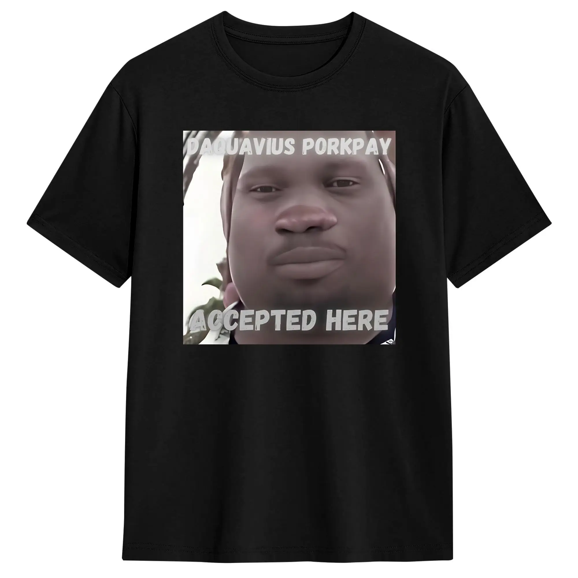 Daquavius PorkPay John Pork T Shirt Men's  100% Cotton Vintage T-Shirts Round Neck  Tees Short Sleeve Clothes Gift Idea