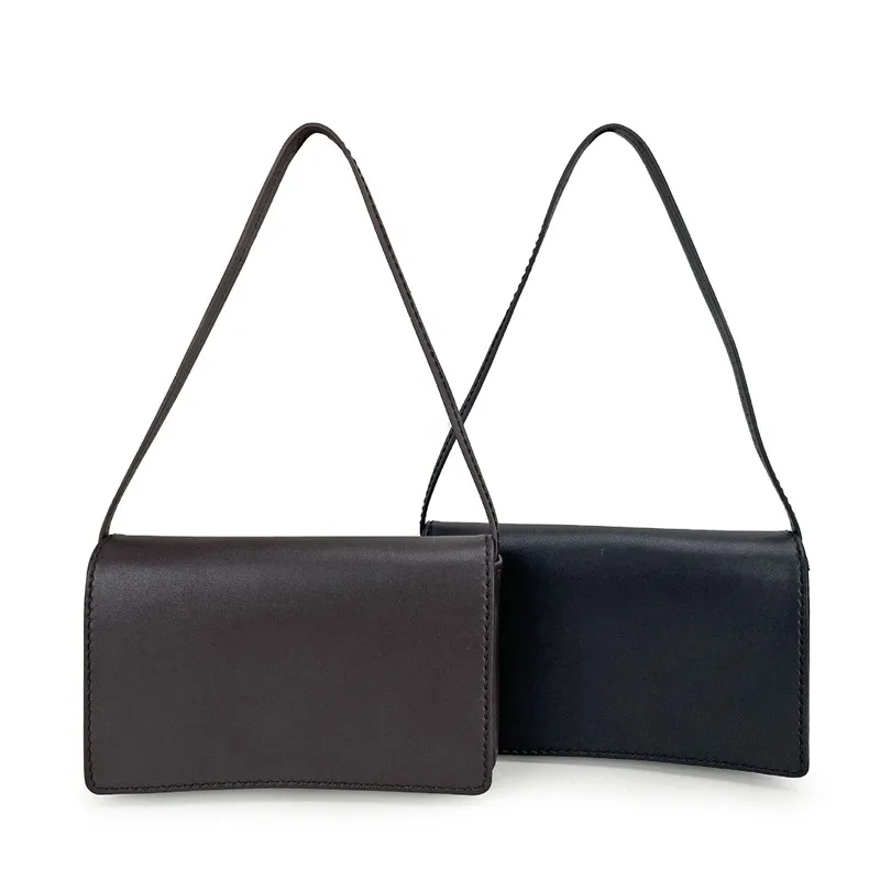 حقيبة نسائية ذات طبقة علوية من جلد البقر ذات طبقة علوية كلاسيكية أمريكية، حقيبة كتف دراجة نارية بسيطة وغير رسمية متعددة الاستخدامات عصرية