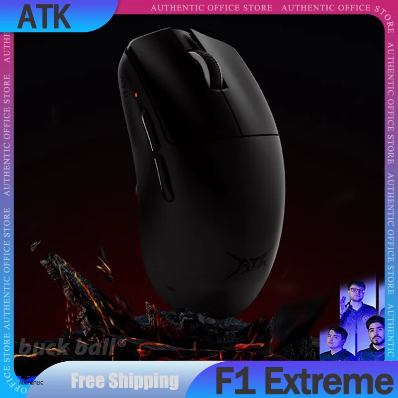 ATK Liekong F1 Extreme Mouse 2Mode Wireless Mouse Blazing Sky RGB Backlit Low Delay Gaming Mouse Pc Accessories Gamer Mice Gift