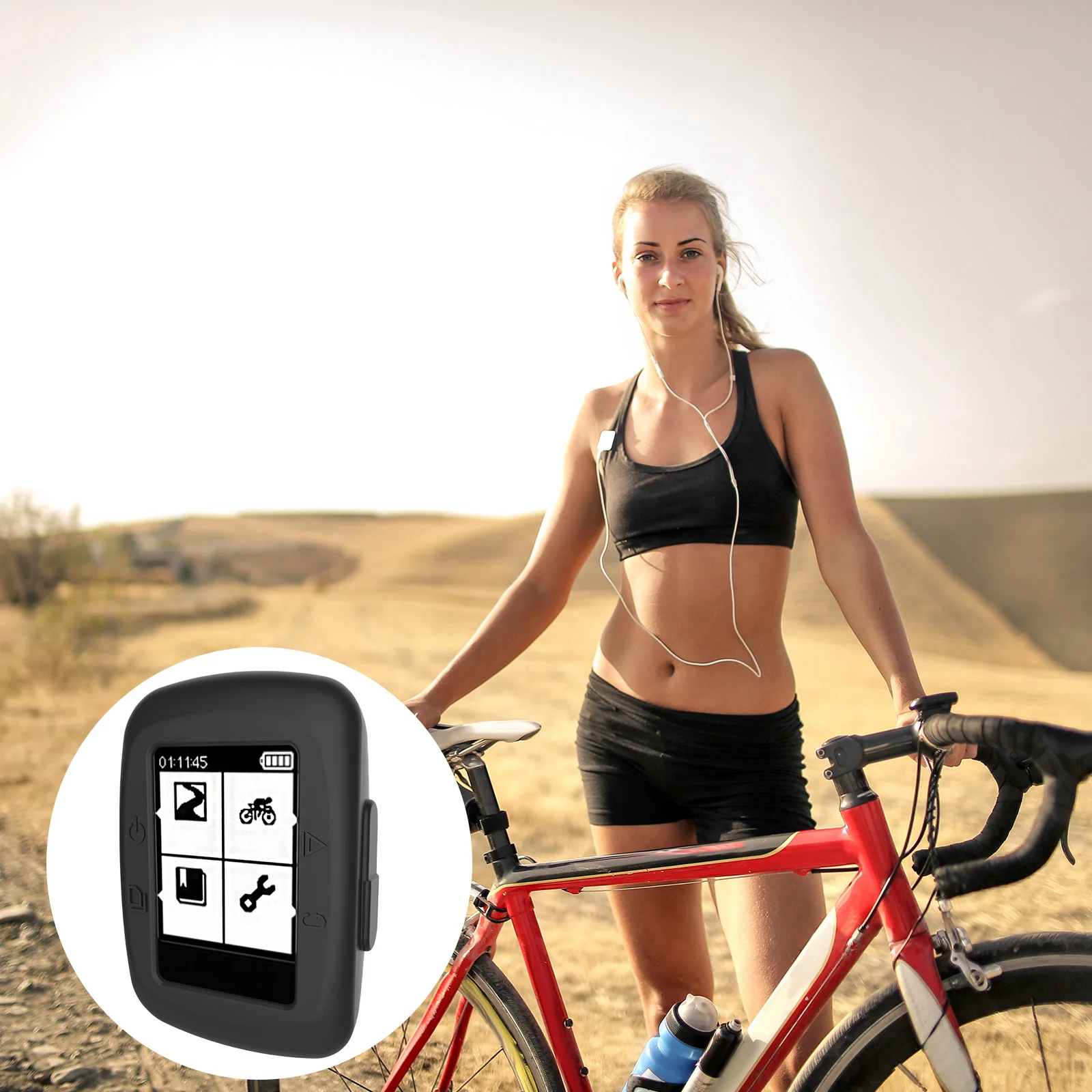 

Bicycle Watch Protective Cover Lightweight Durable Shell For 200 500 Smartwatch Case Dust Proof Scratch Resistant