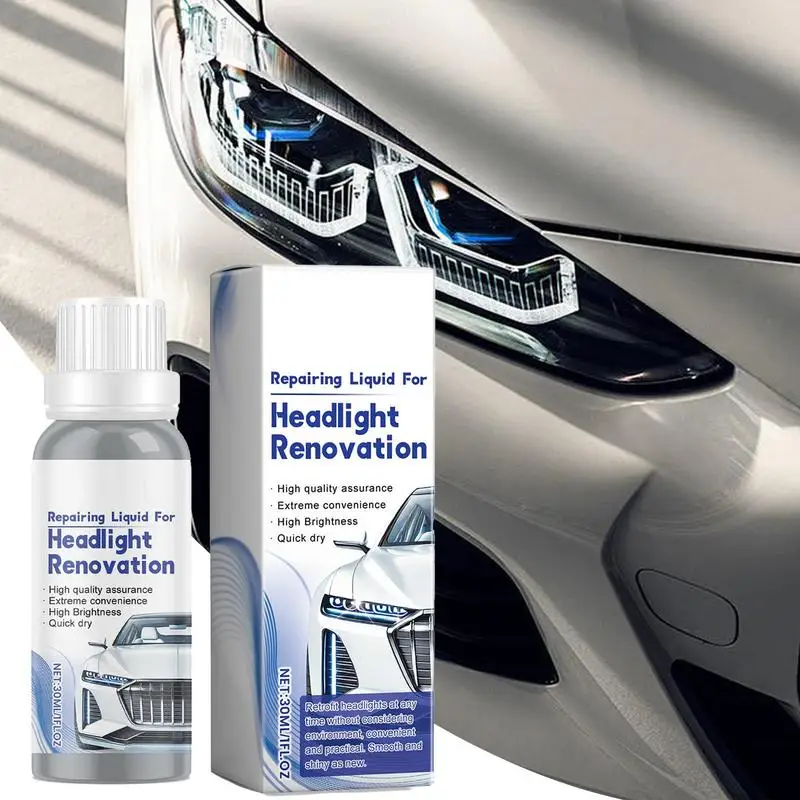 Car Headlight Repair Fluid Lens Restoration Liquid Polishing Repair Fluid Car Cleaning Restoring Scratch Headlight Cleaner For