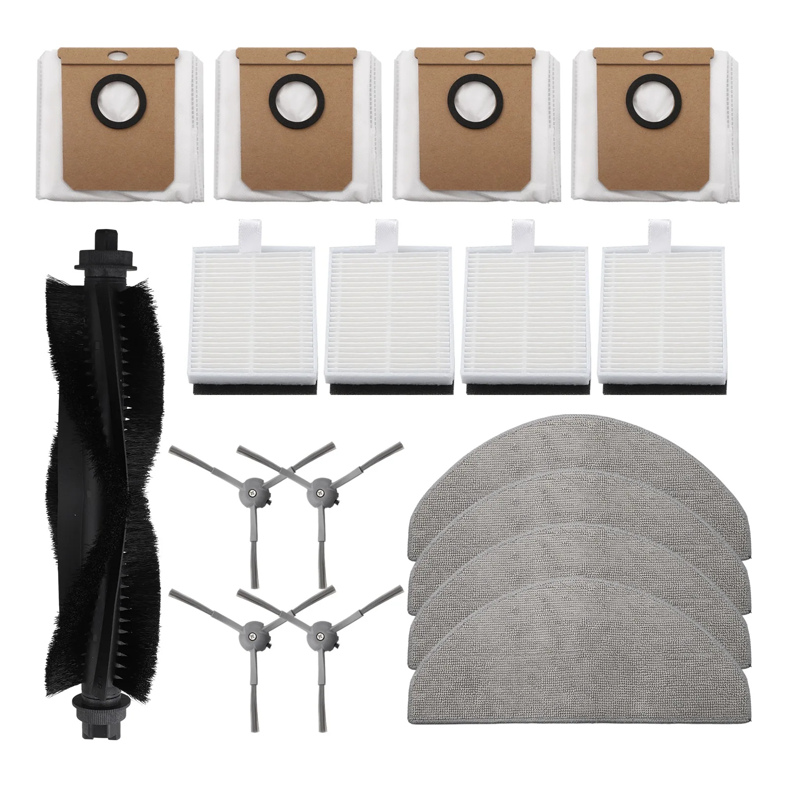 Thorough Cleaning Accessories Set Compatible with For Hoover HG4 For Hydro Pro Including Filters Mop Cloths and Side Brushes