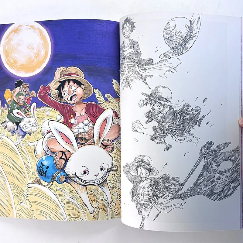 One Piece Illustration Book Color Walk 9 Tiger Official Anime Art Collection Hardcover Manga Artwork Display For Adult Anime view 2