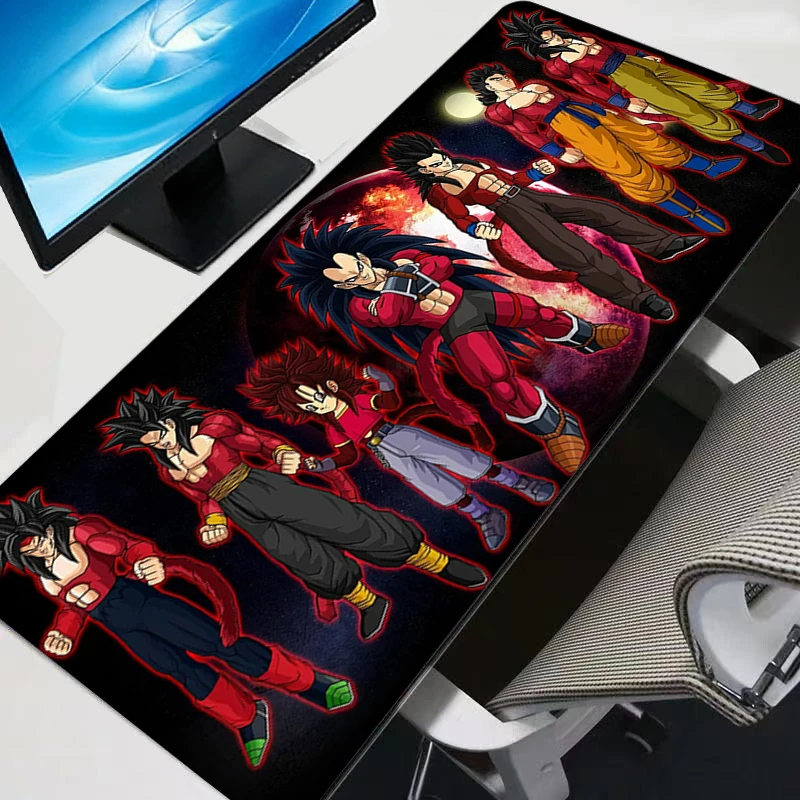 Tappetini per mouse Accessori da gioco Anime Tastiera Tappetino da scrivania Gabinete Tappeto per giocatori Tappeto Mousepad Dragon Ball Vegeta e Goku Tappetini per mouse