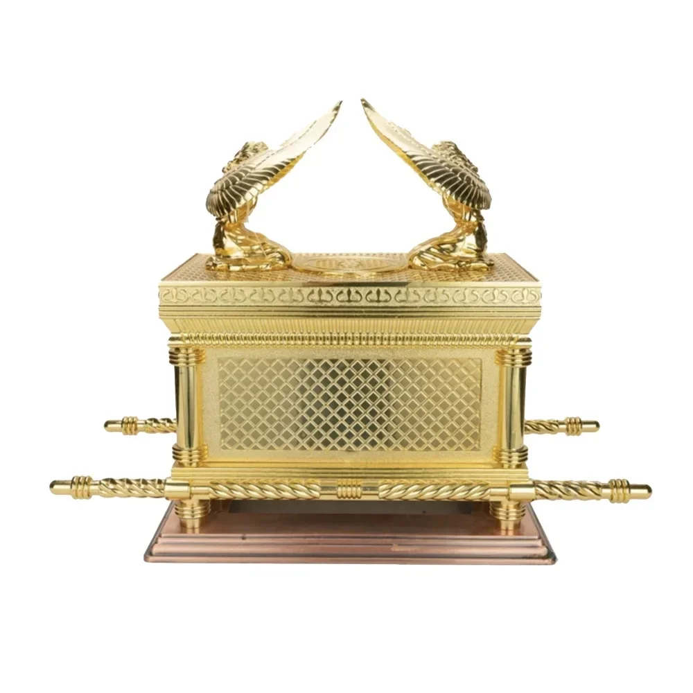 The Ark of the Covenant, the satness, the sacred objects of Israel Statue, Bronze Ark, Judea Witness, Gift