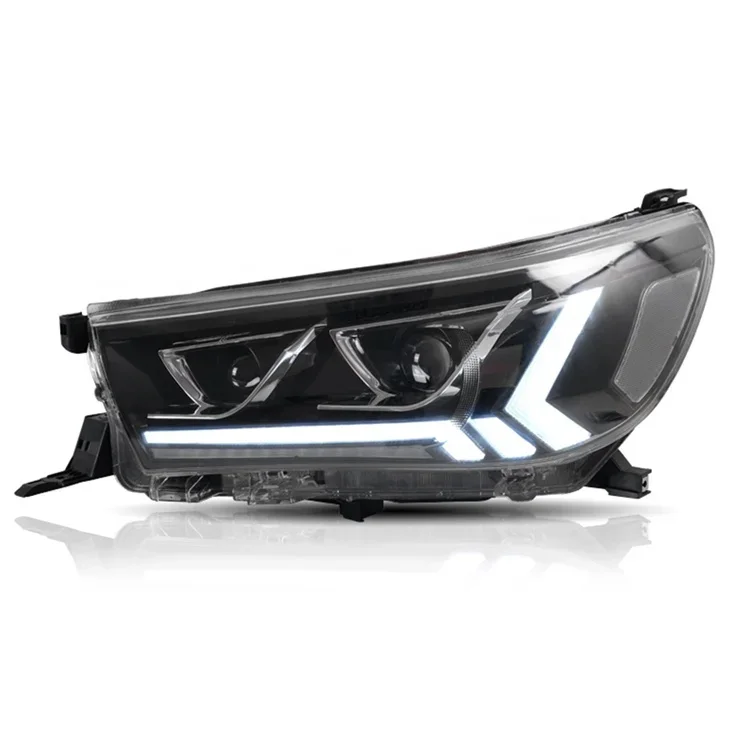 4x4 LED Head Light Full LED head lamp with moving signal for Hilux Revo 2015+