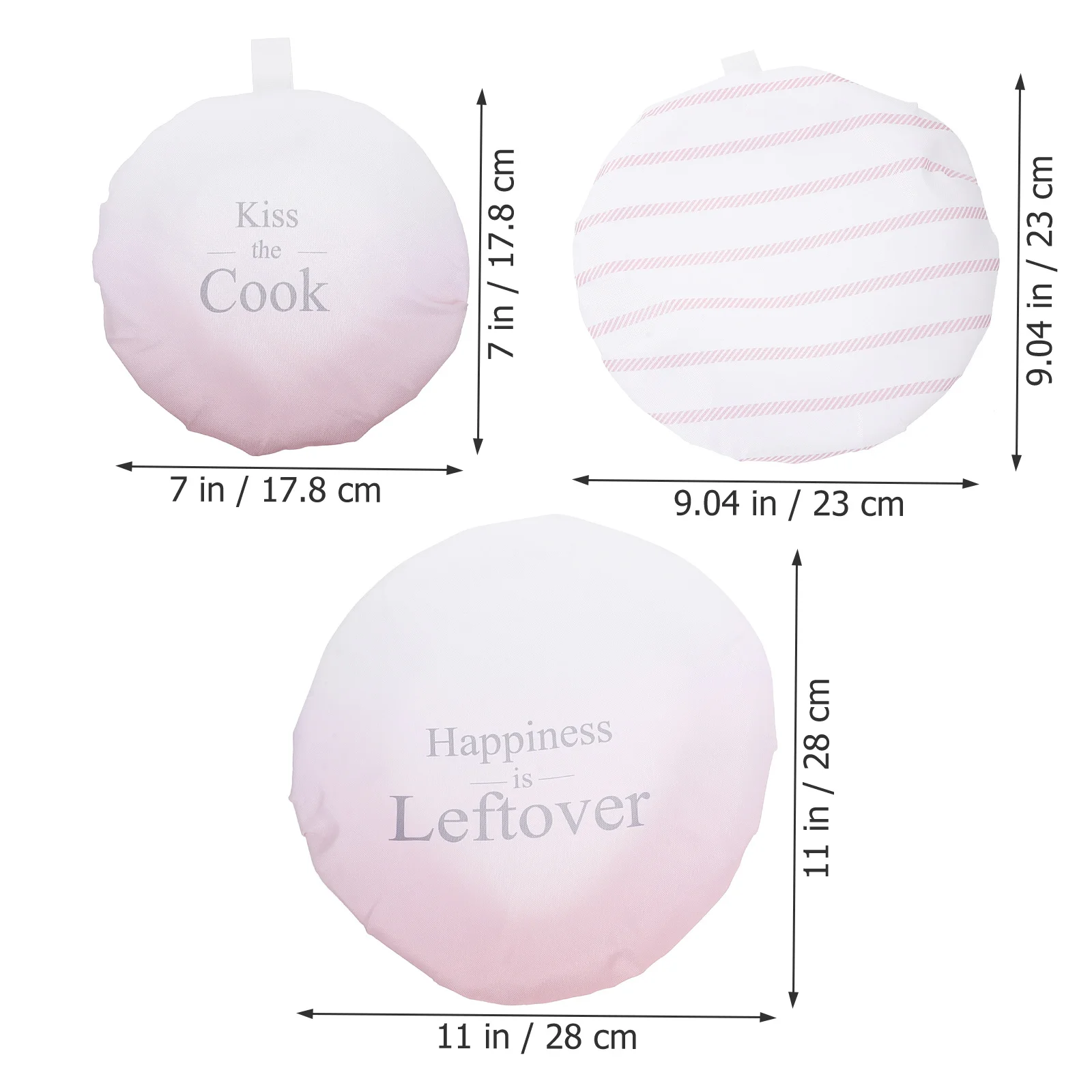 

3 шт. многоразовые эластичные чехлы для чаш, пылезащитная ткань, эластичные чехлы для хранения продуктов питания для кухонных контейнеров, свежее консервирование