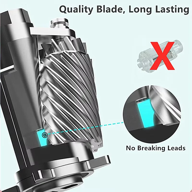 مبراة أقلام رصاص دوارة لسطح المكتب من ديلي، مبراة مدرسية شديدة التحمل للاستخدام المنزلي في الفصول الدراسية والمكتب والقرطاسية