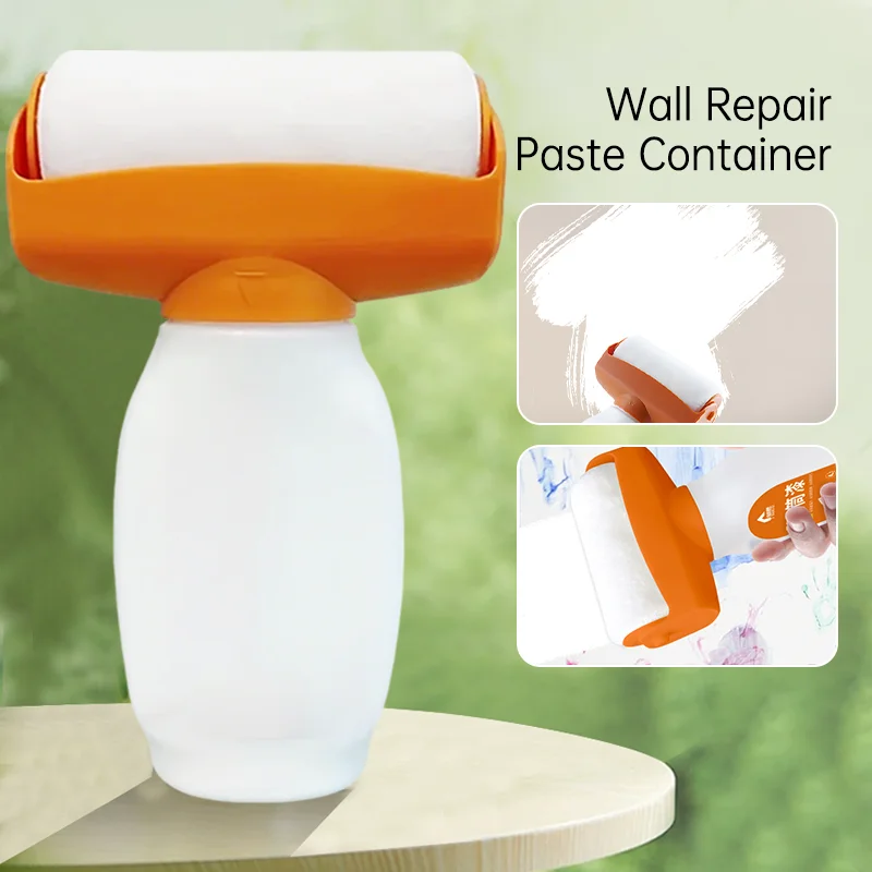 100/300/500ml Mini Roller Bottle for Small Repair Jobs PP Material Leak-Proof Portable DIY Home Improvement Tool，Container Only,