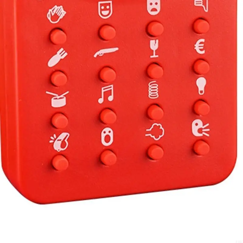 F3KC Brinquedo som 16 teclas fácil usar com 16 efeitos sonoros para celebrações festas infantis Brinquedo eletrônico