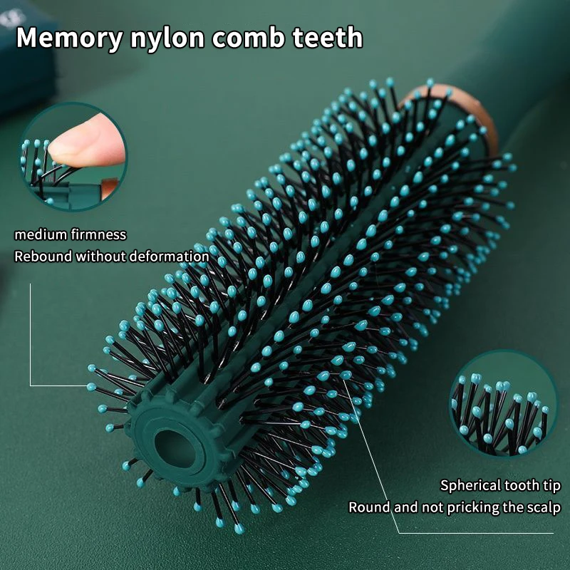 تدليك البيضاوي مربع مشط فرشاة شعر مجموعة مكافحة ساكنة وسادة هوائية وسادة قاعدة وفك تشابك فرشاة سبا تصفيف الشعر الشباك تصفيف أداة