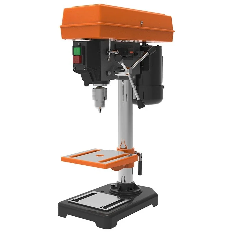 8-Inch Benchtop Drill Machine 5-Speed Variable Speed Motor with Cast Iron Structure Laser and LED Work Light 500W