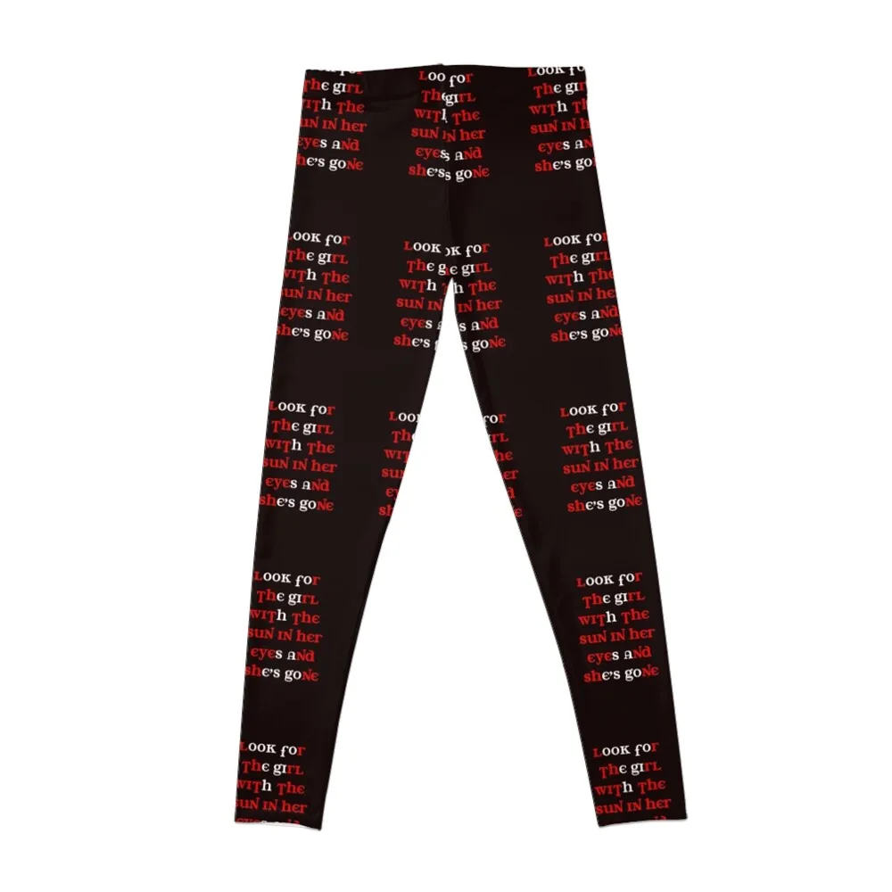 Look for the girl with the sun in her eyes And she's gone - Lucy In the Sky With Diamonds Leggings