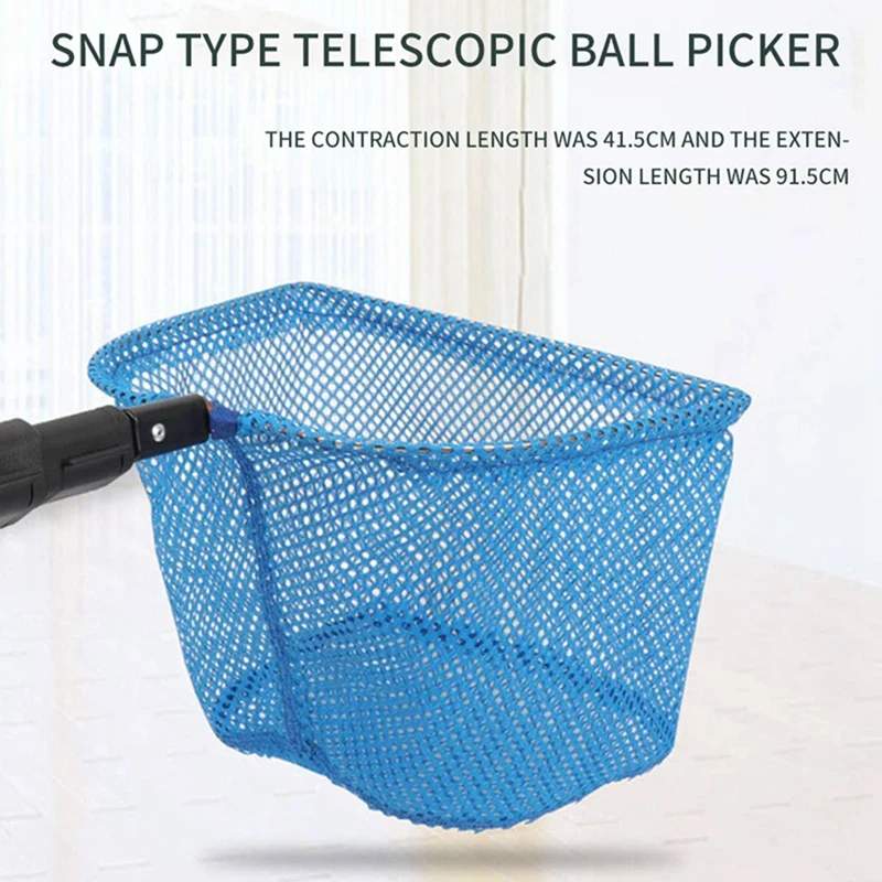 2X Tragbare Teleskop Scoop Net Tischtennis Ball Picker Net Ping Pong Ball Picking Tisch Tennis Zubehör