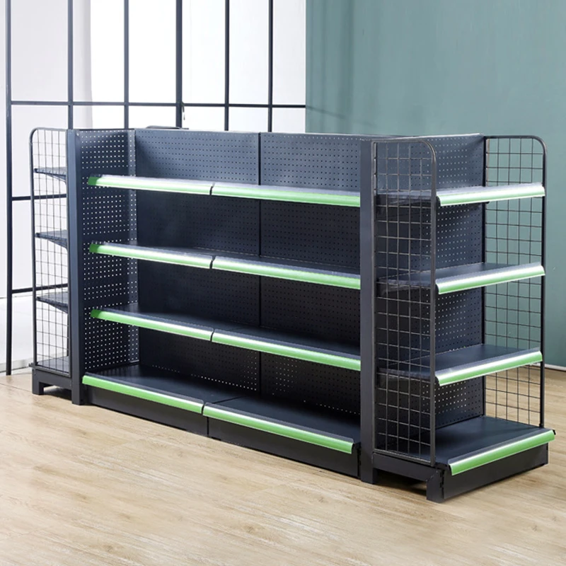 Grocery Store Shelves Supermarket Display Racks General Retail Storage Shelving Unit for Shop Organization and Product