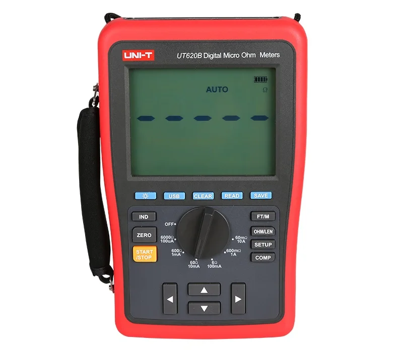 Uni-t UT620B Digital Micro Ohm Meters  DC low Resistance Tester  Low Resistance Tester USB Transmission