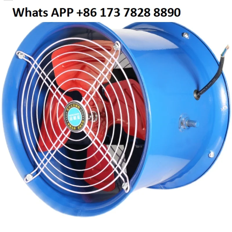 

SF axial flow 220V industrial 380V powerful exhaust Factory exhaust Round duct fan Ventilator
