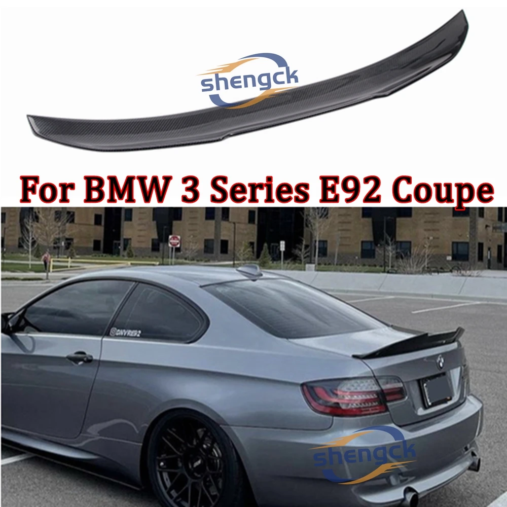 

For BMW 3 Series E92 Coupe&E92 M3 PSM Style Carbon fiber Rear Spoiler Trunk wing 2005-2013 Forged carbon