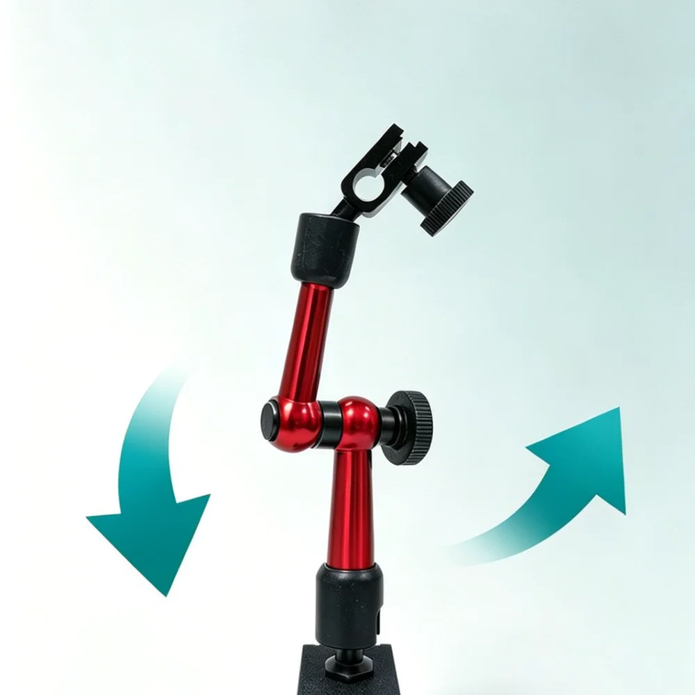 Jingjing Flexible Universal Magnetic Stand Precision Dial Indicator Holder Mechanical Measurement Tool Eight Millimeter Clamp