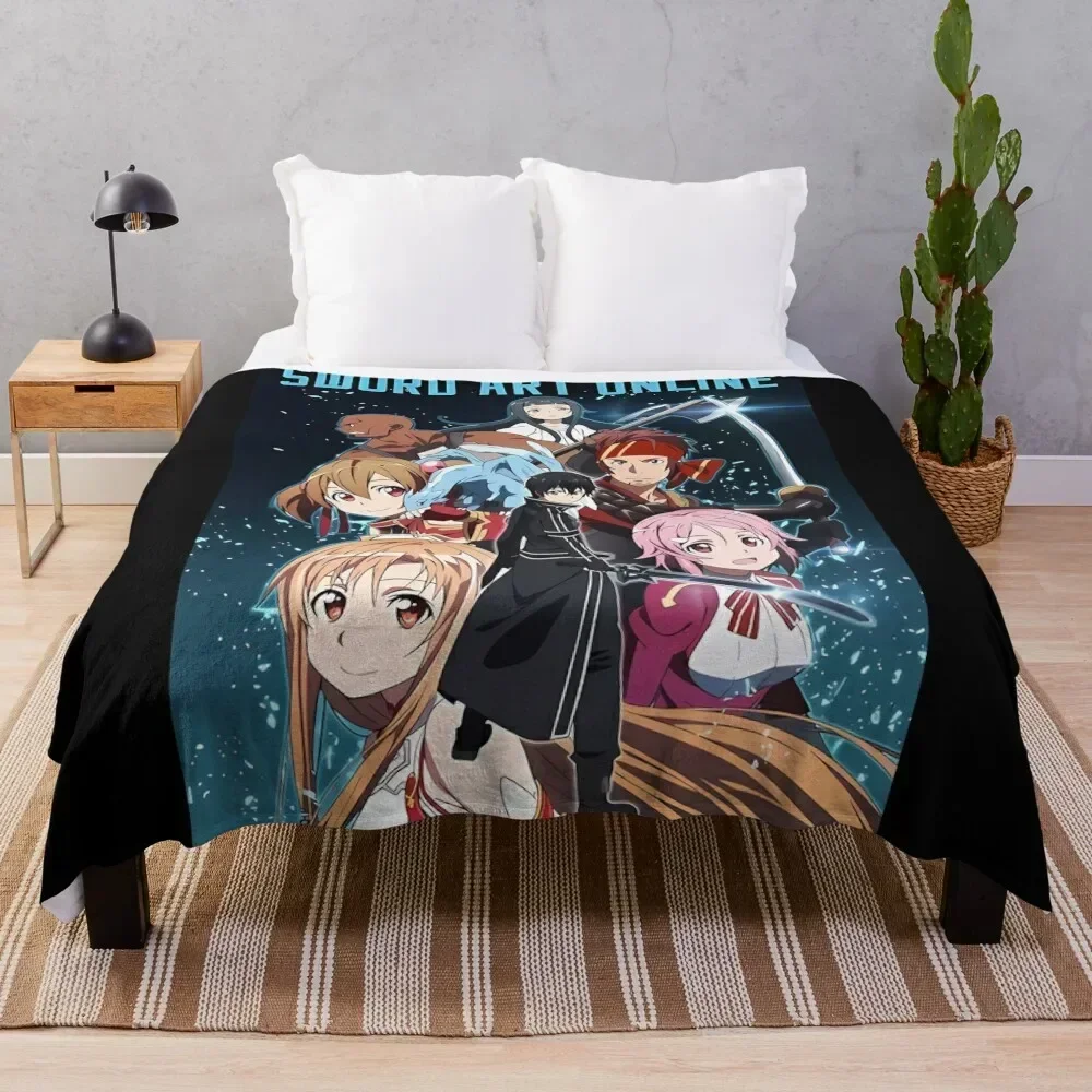 

SAO Full Squad Throw Blanket