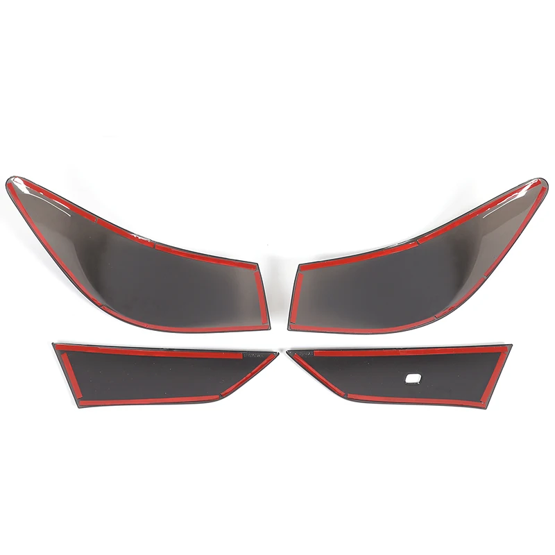 

For Infiniti Q60 2016+ ABS Black Car taillight signal light cover decoration sticker car exterior protection accessories