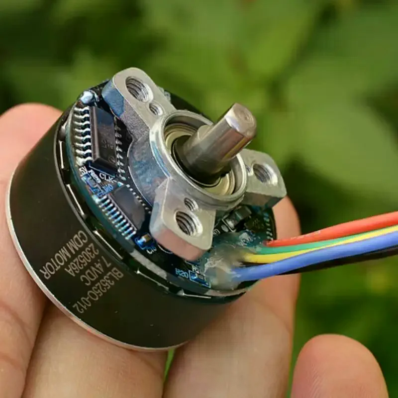 1Pcs BL3525O 35mm Brushless DC Motor, 7.4V 3200RPM, High Torque, With Driver and PWM Speed Controller, Electric Engine