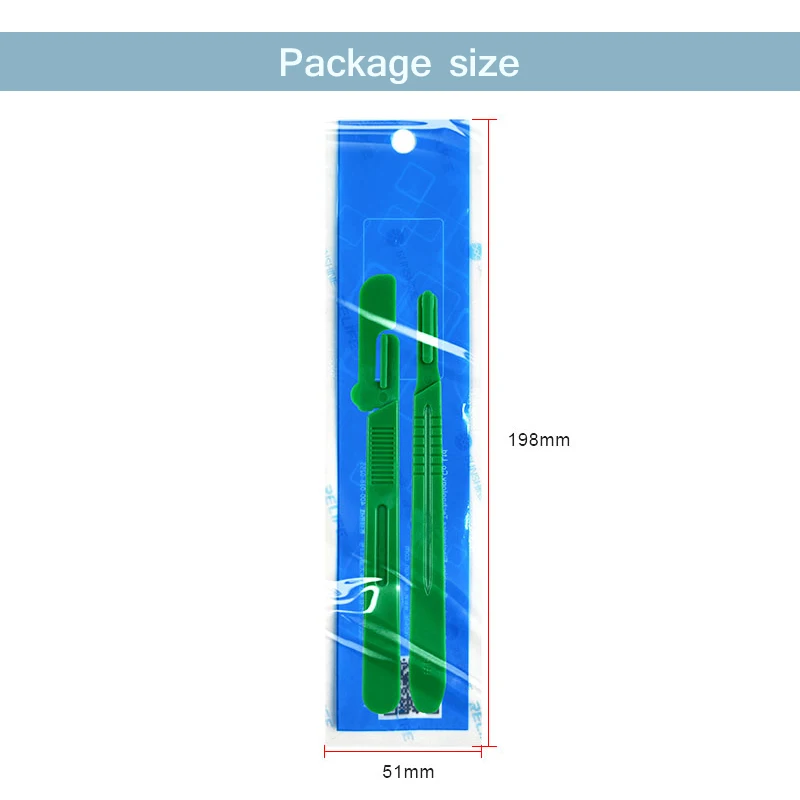 RELIFE Set pisau plastik perawatan elektronik RL-101J, Set pisau Fitting Film multifungsi untuk perbaikan ponsel dan ponsel