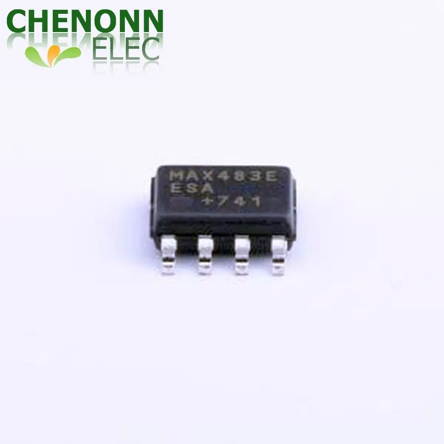 10PCS/LOT MAX483EESA+T (Drivers, Receivers, Transceivers)