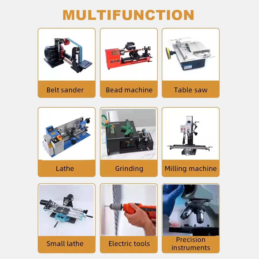 Brushless DC Servo Motor Kit High Power 220V 600W 800W Speed Adjustable Controller Servo Motor for Lathe Belt Sewing Machine