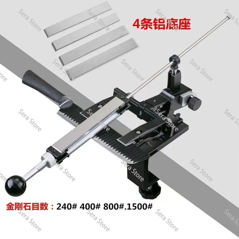 RC-03 Kitchen Aluminum Knife Sharpener Set  Diamond Discs Professional Precision Guide Sharpening System