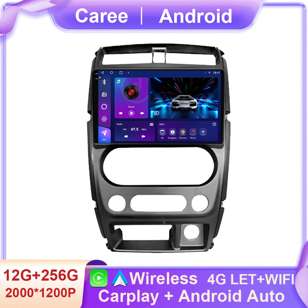 

Android 14 Carplay Auto Car Radio For Suzuki Jimny 3 2005-2016 2017 2018 2019 Multimedia Player GPS Stereo DSP WiFi 4G Head Unit