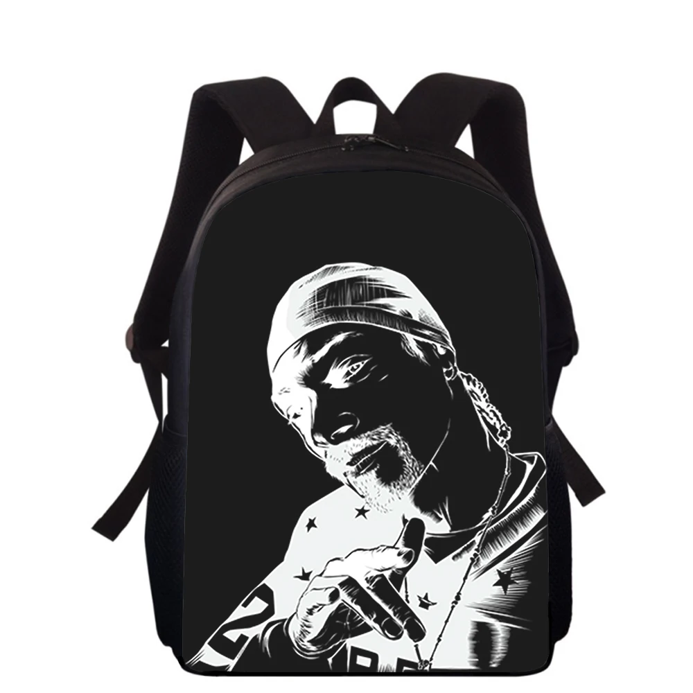 Rap Dogg 16 "3D-Druck Kinder Rucksack Grundschule Schult aschen für Jungen Mädchen Rucksack Schüler Schulbuch Taschen