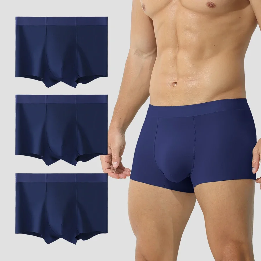 

3 шт. Мужское нижнее белье, мужские трусы, мужские шорты из чистого хлопка