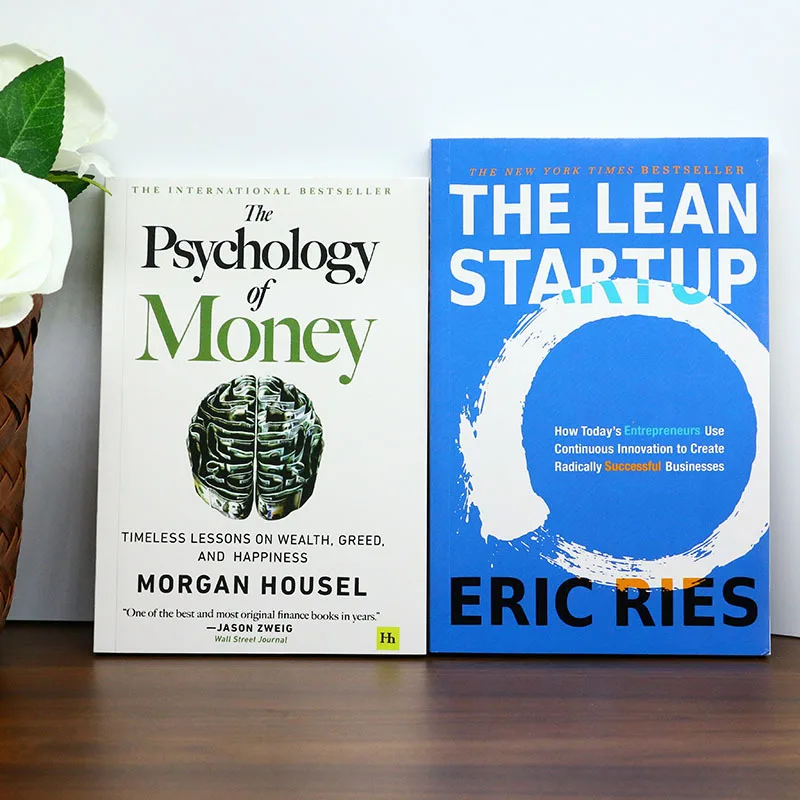 

《Психология денег》+ 《Победимый запуск》Набор двойного эффекта для любителей финансов предпринимателей Идеально подходит для рождественских подарков